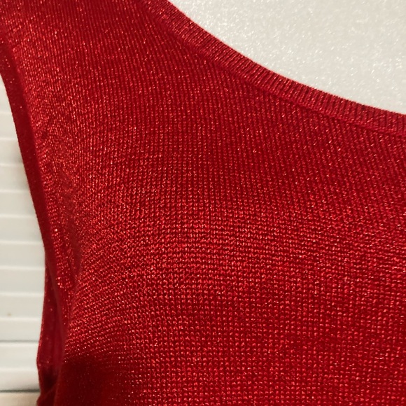 EUC Choices Red Sleeveless Sweater Size Petite XL - Picture 6 of 10